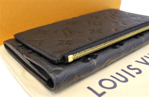 louis vuitton black empreinte wallet.